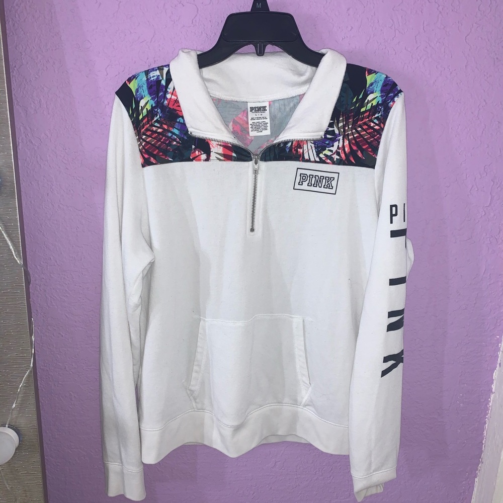 VS Pink White Sweater